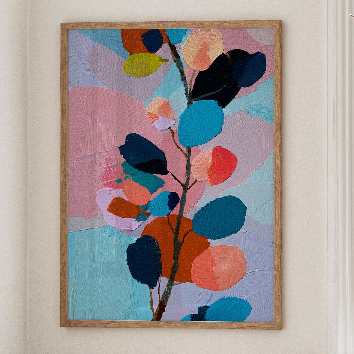 Abstract Botany in Pastel Symphony