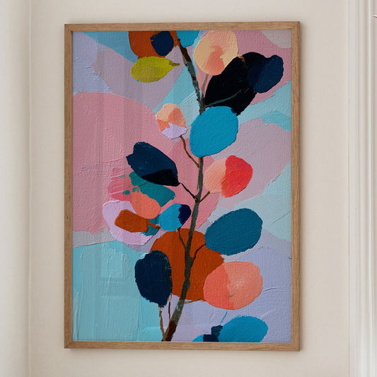 Abstract Botany in Pastel Symphony