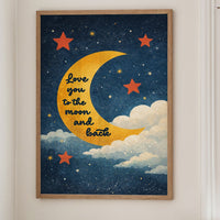 Celestial Promise in Midnight Blue