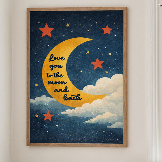Celestial Promise in Midnight Blue