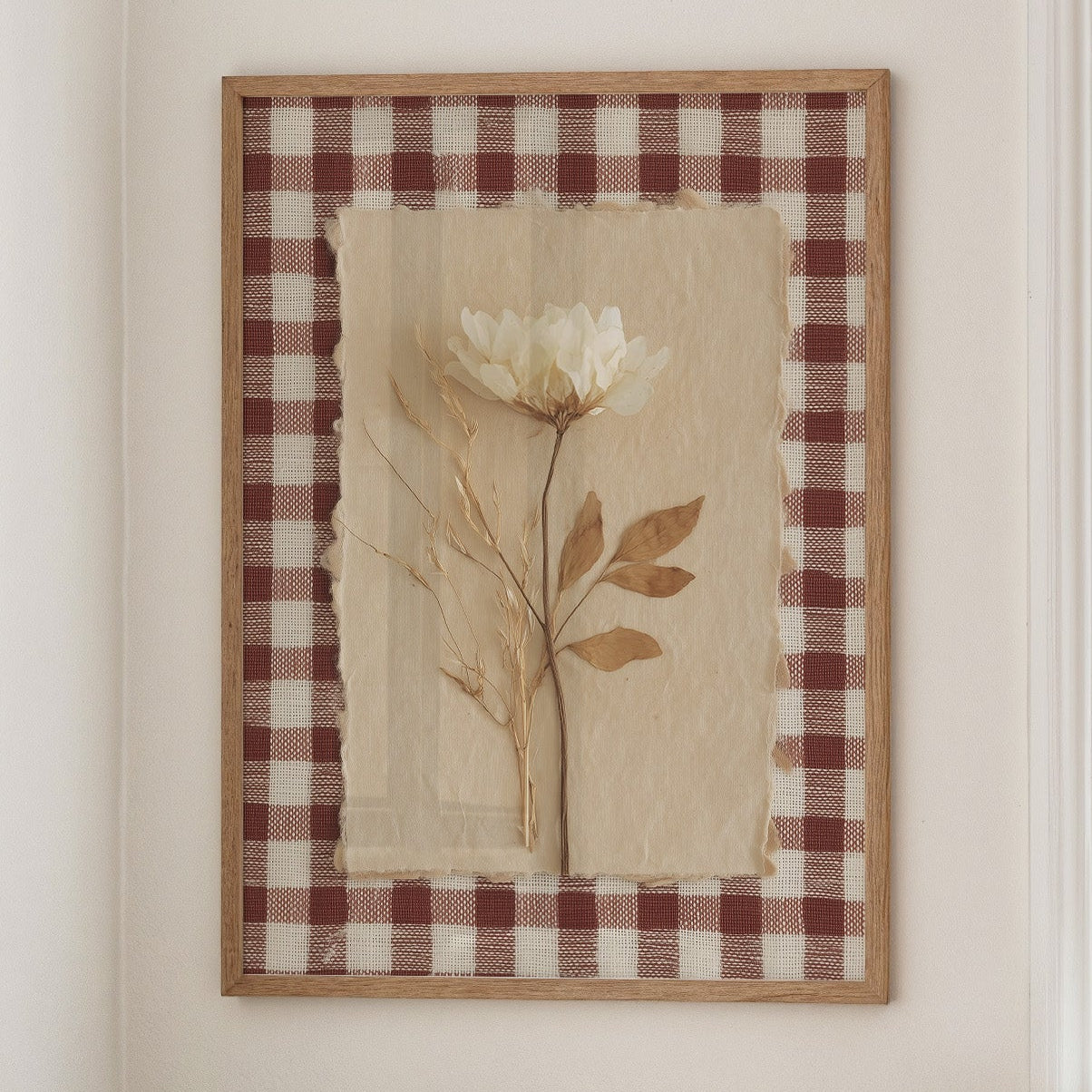 Rustic Botanicals on Gingham