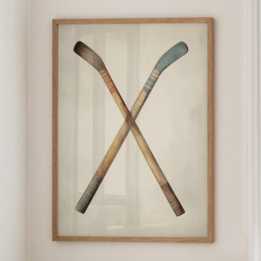 Crossed Sticks: Vintage Hockey Heritage