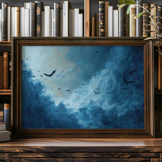 Birds Dance Through Storm Clouds