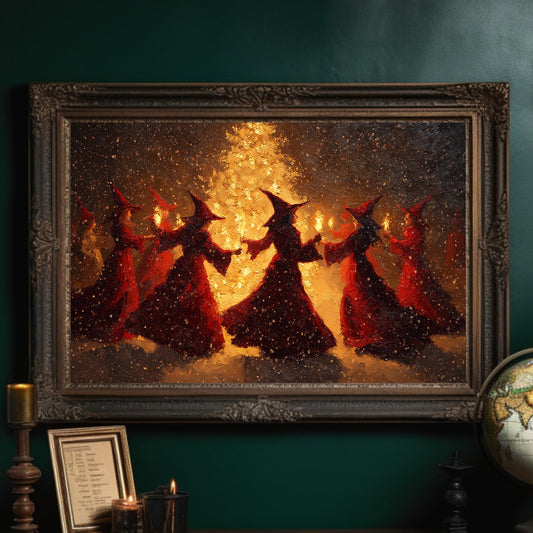 Witches Dance By Harvest Flames