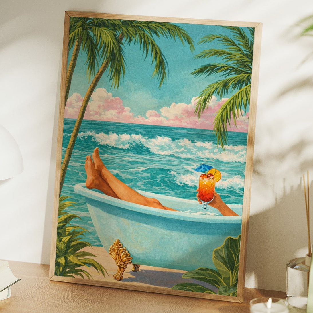 Coastal Bathtub Bliss: Paradise Reimagined