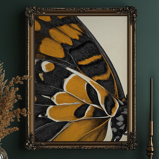 Amber Wings: Nature's Intricate Architecture
