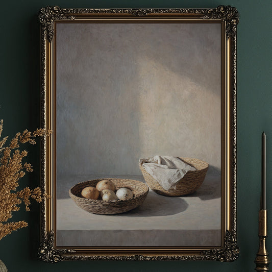 Rustic Simplicity: Onions and Linen