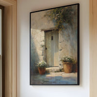 Mediterranean Threshold: Blossoms and Light