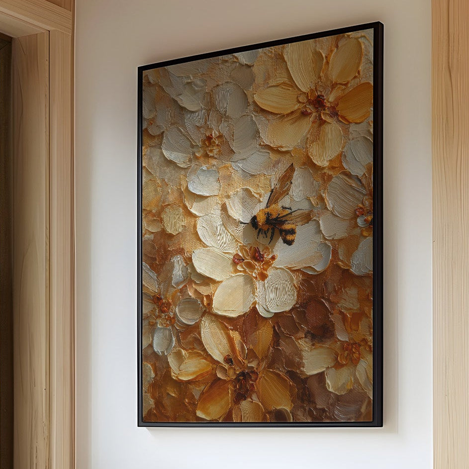 Honey Gatherer's Textured Paradise