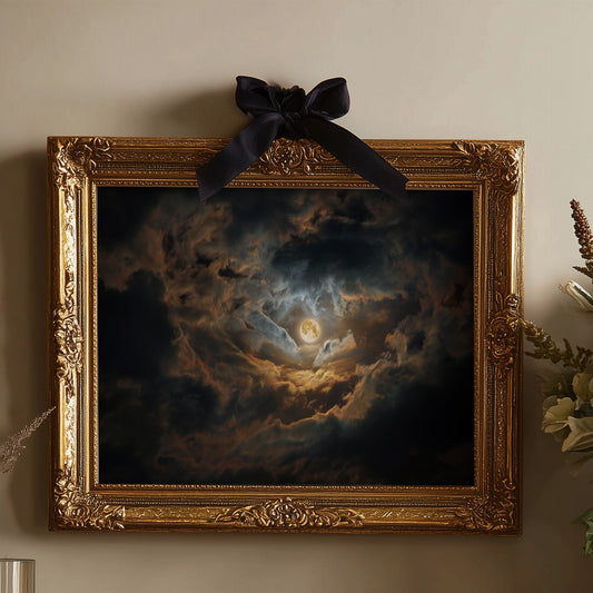 Celestial Harbor Among Storm Clouds