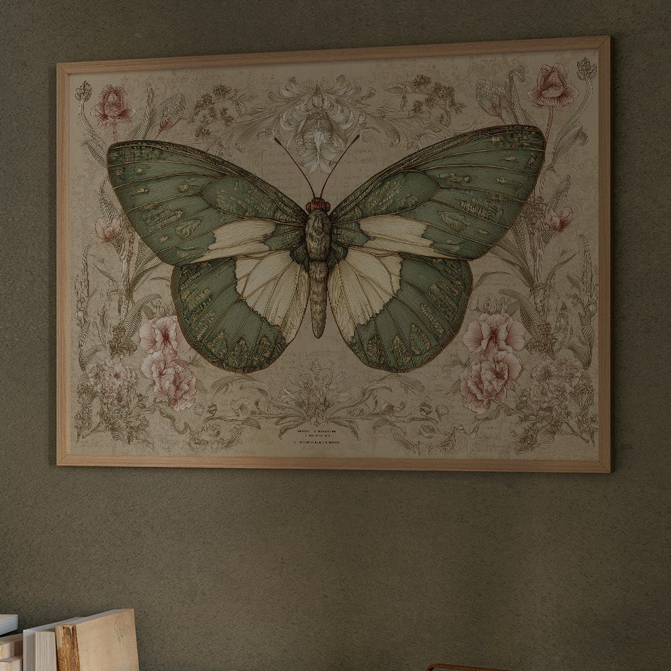 Scholar's Garden Meets Emerald Wings