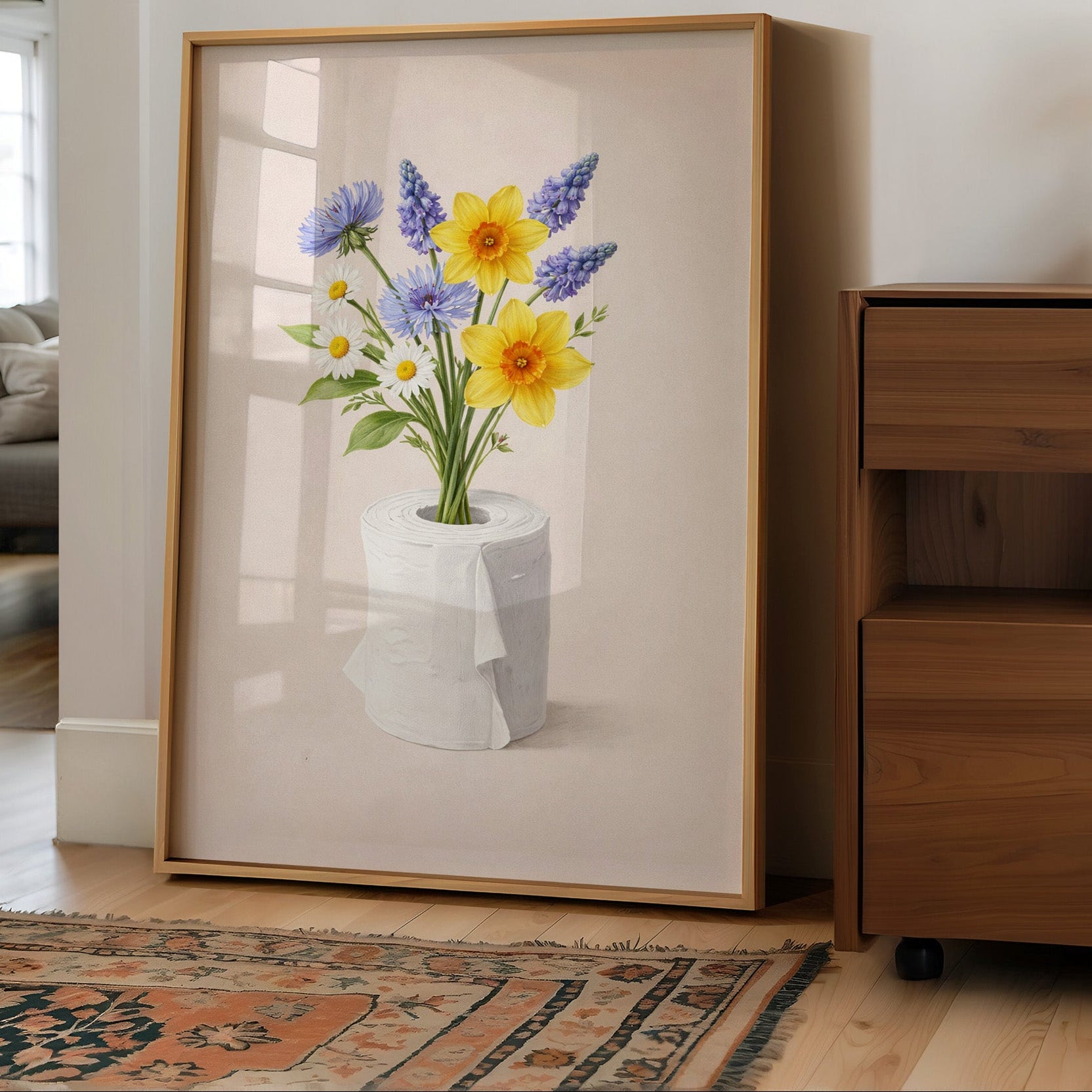 Pandemic Bloom: Spring's Defiant Arrangement