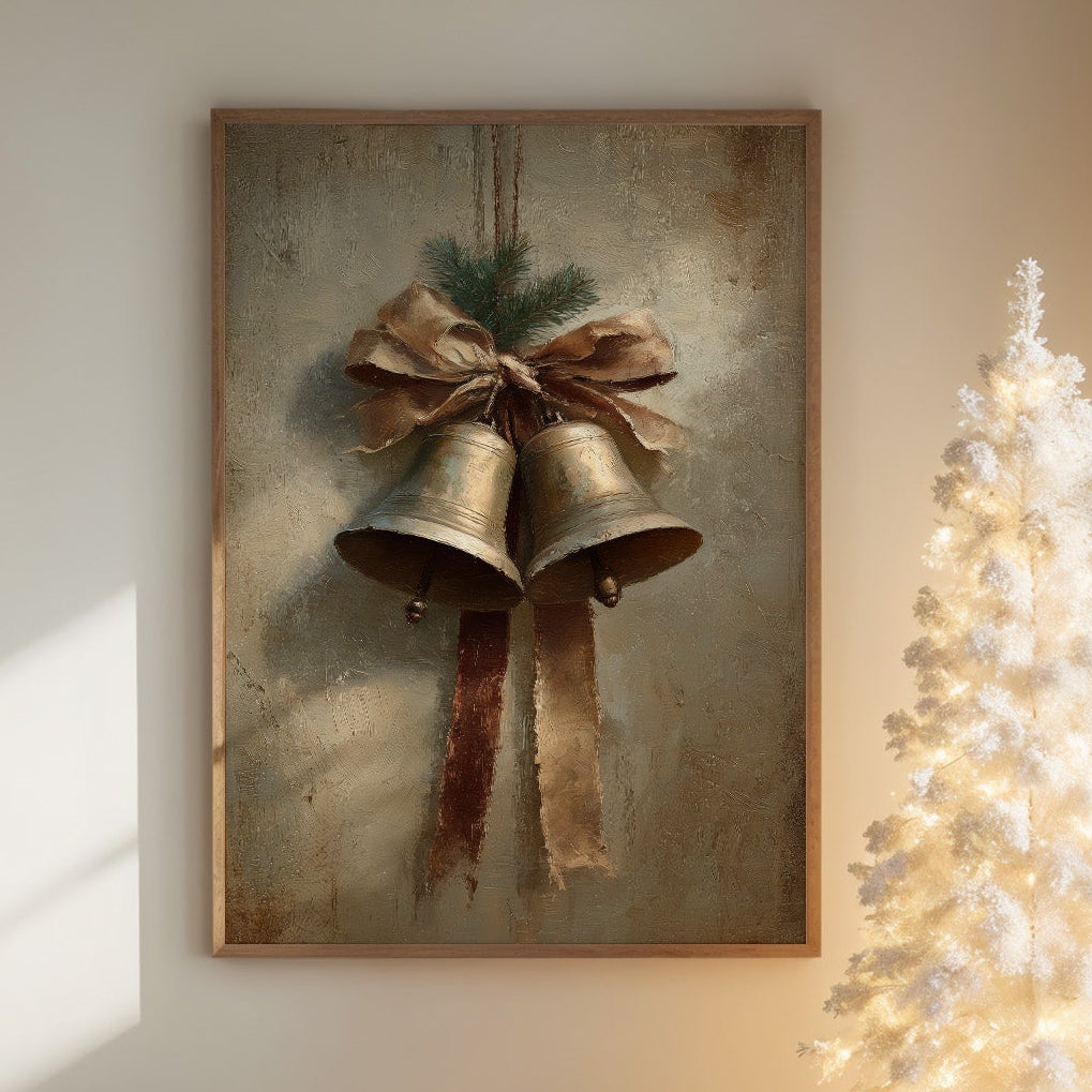 Yuletide Harmony: Silver Bells and Pine