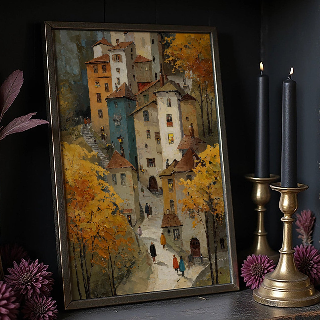 Autumn Passage Through Medieval Heights