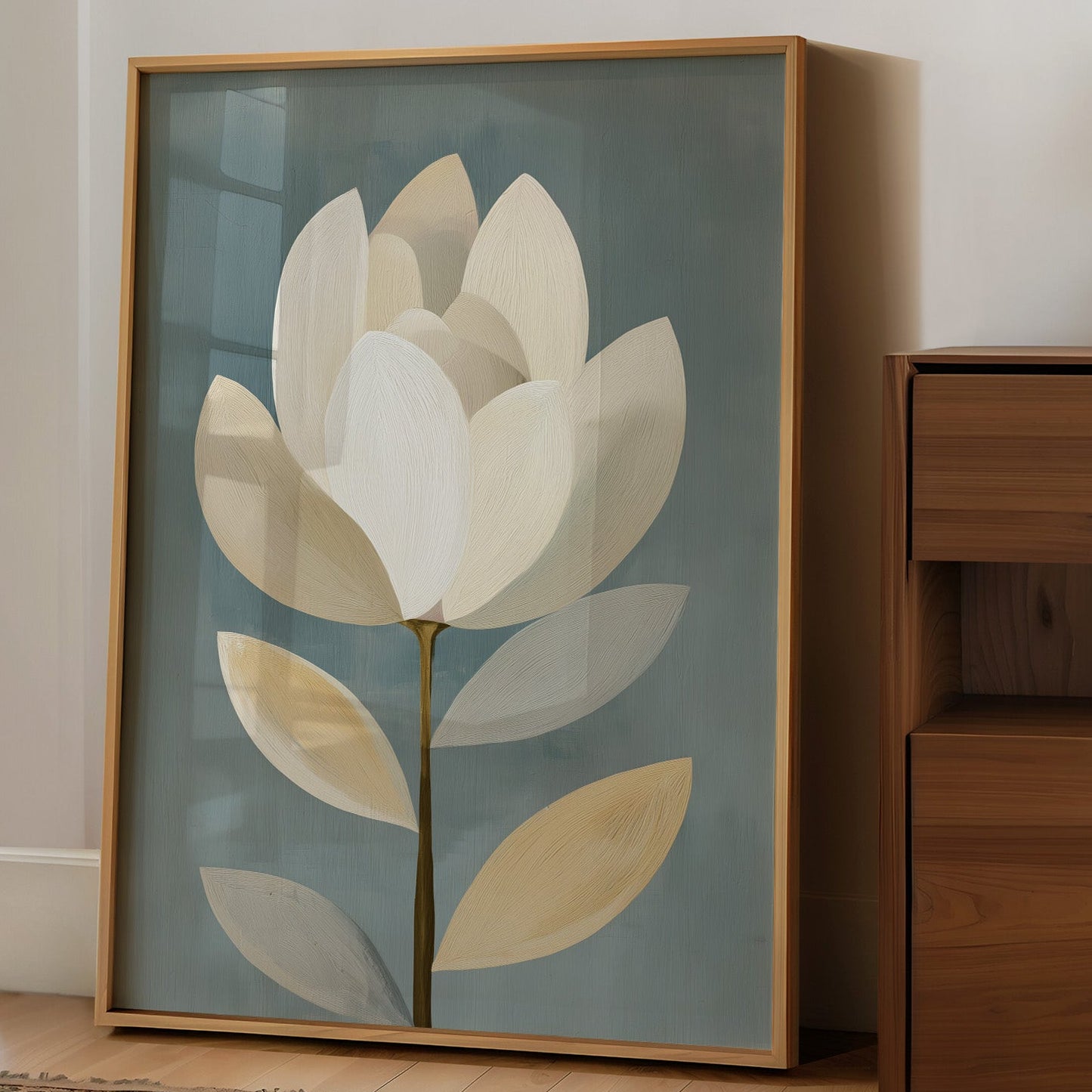 Ivory Blossom in Serene Stillness