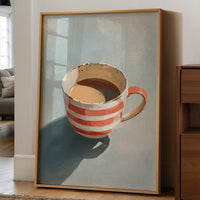 Morning Brew in Coral Stripes