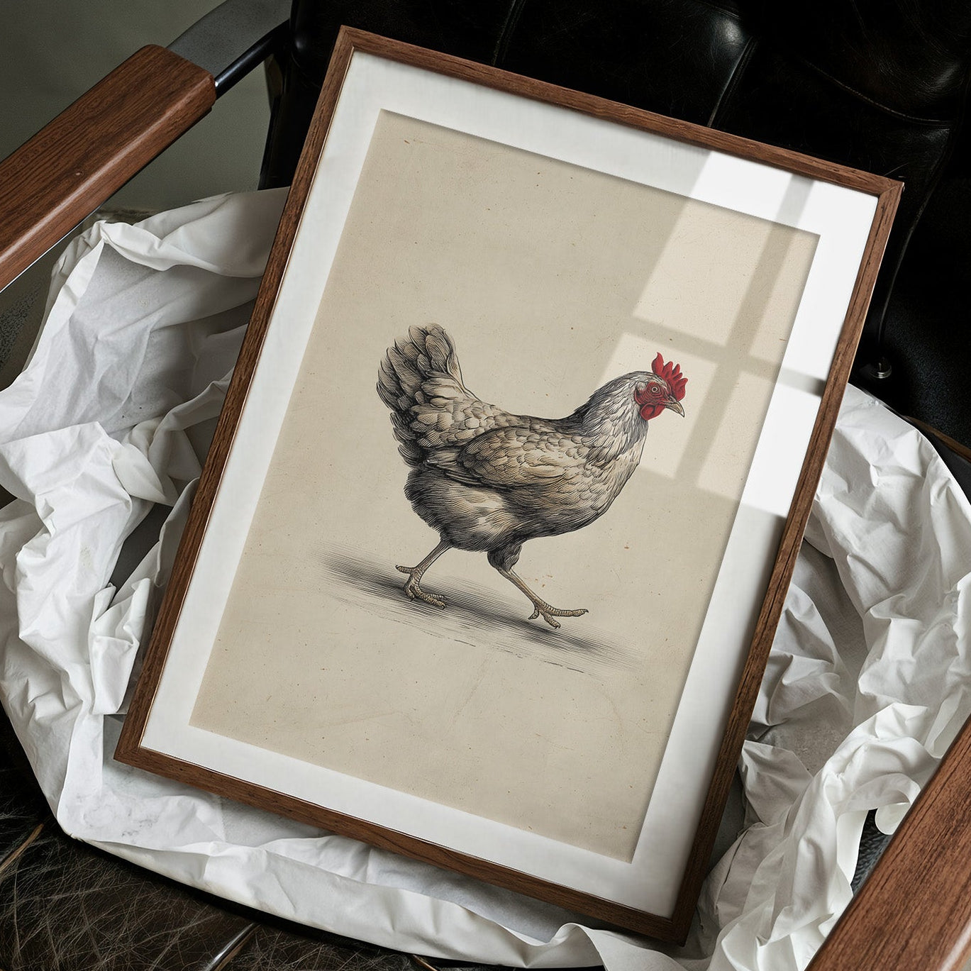 Pastoral Elegance: The Farmyard Patrol