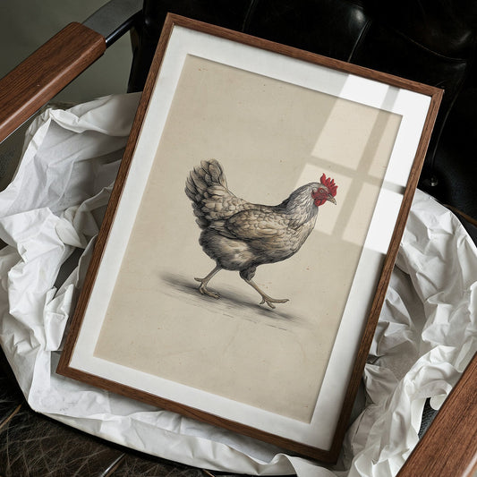 Pastoral Elegance: The Farmyard Patrol
