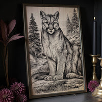 A Mountain Lion's Quiet Vigil