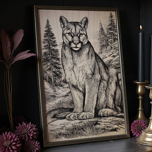 A Mountain Lion's Quiet Vigil