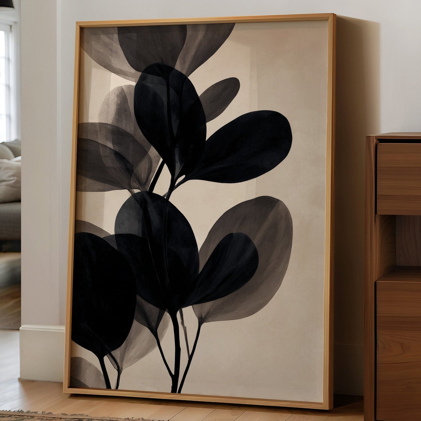 Monochromatic Foliage: Shadows and Light