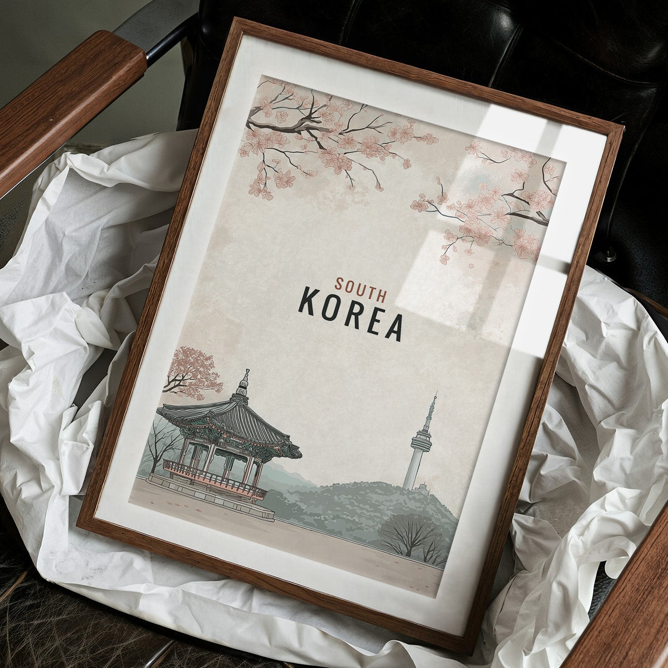 Cherry Blossoms Frame Seoul's Heritage