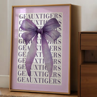 Purple Pride: LSU Spirit Wrapped in Elegance
