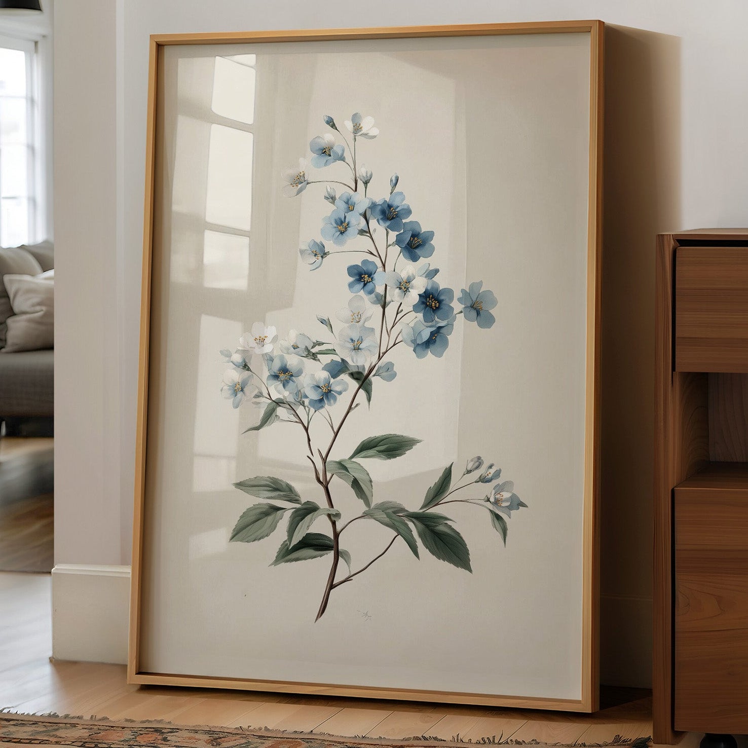 Ethereal Whispers in Powder Blue