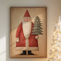 Whimsical Santa of Yuletide Traditions