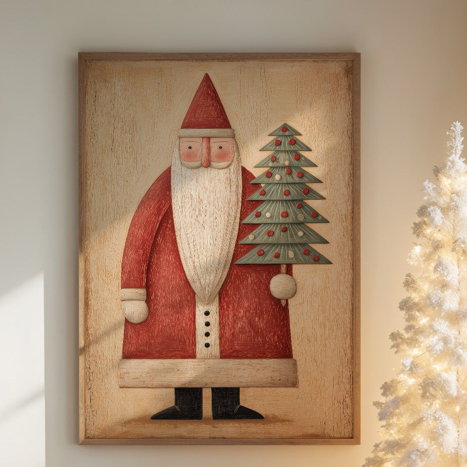 Whimsical Santa of Yuletide Traditions