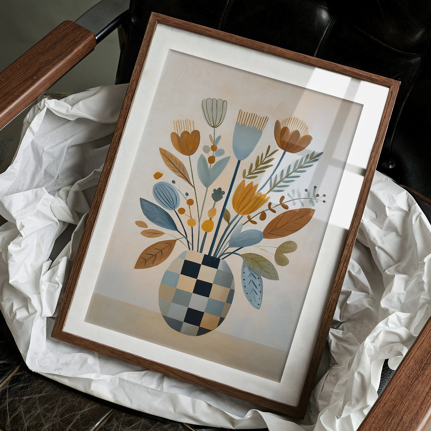 Geometric Vessel, Botanical Dreams