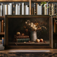 Scholarly Treasures Among Autumn Blooms