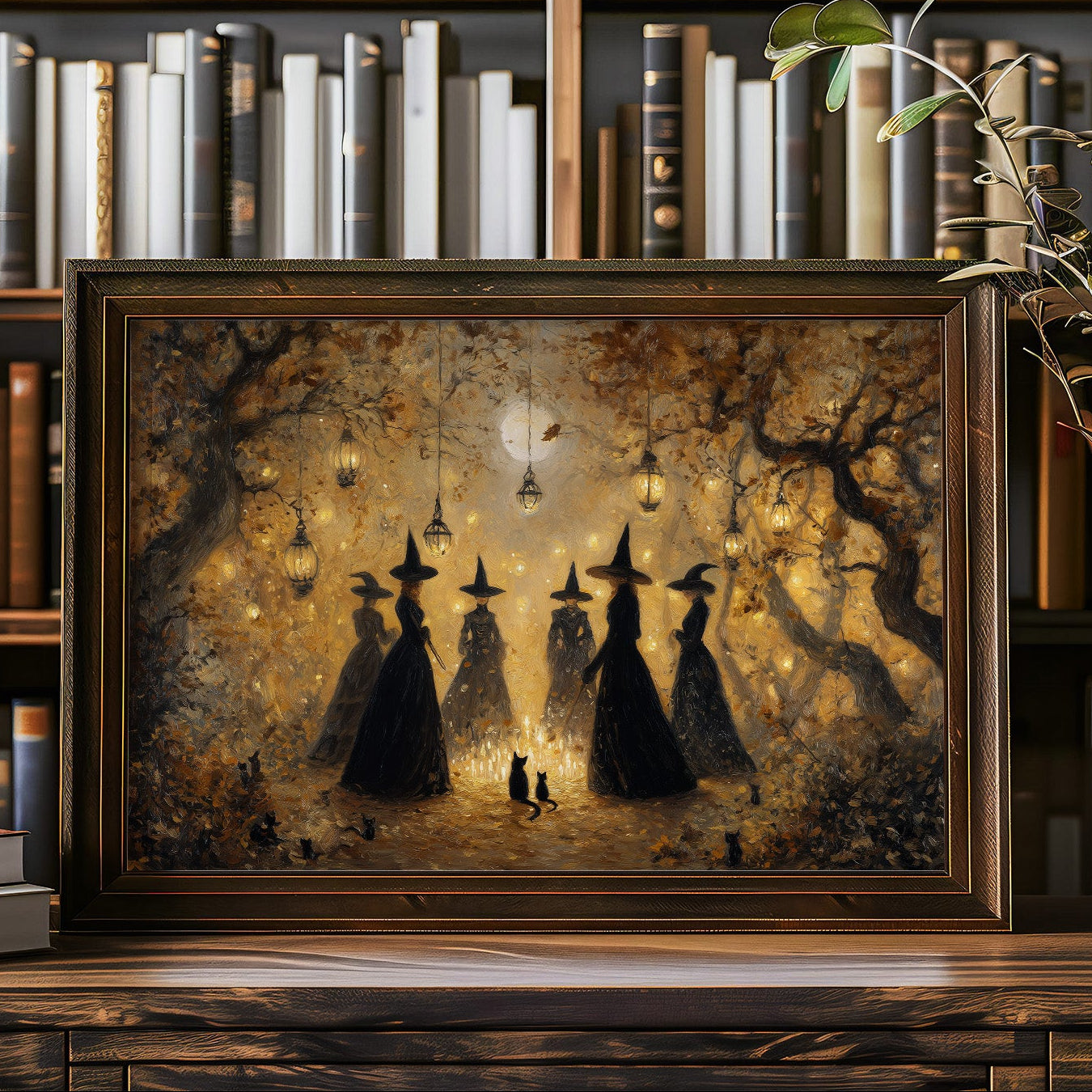 Autumn Coven Gathers At Twilight