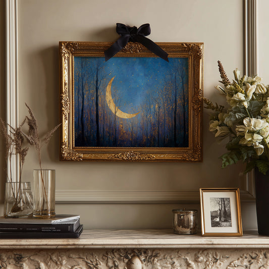 Crescent Forest Bathes In Starlight