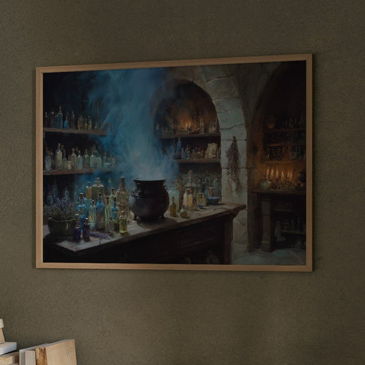 Alchemist's Chamber Breathes Blue Smoke