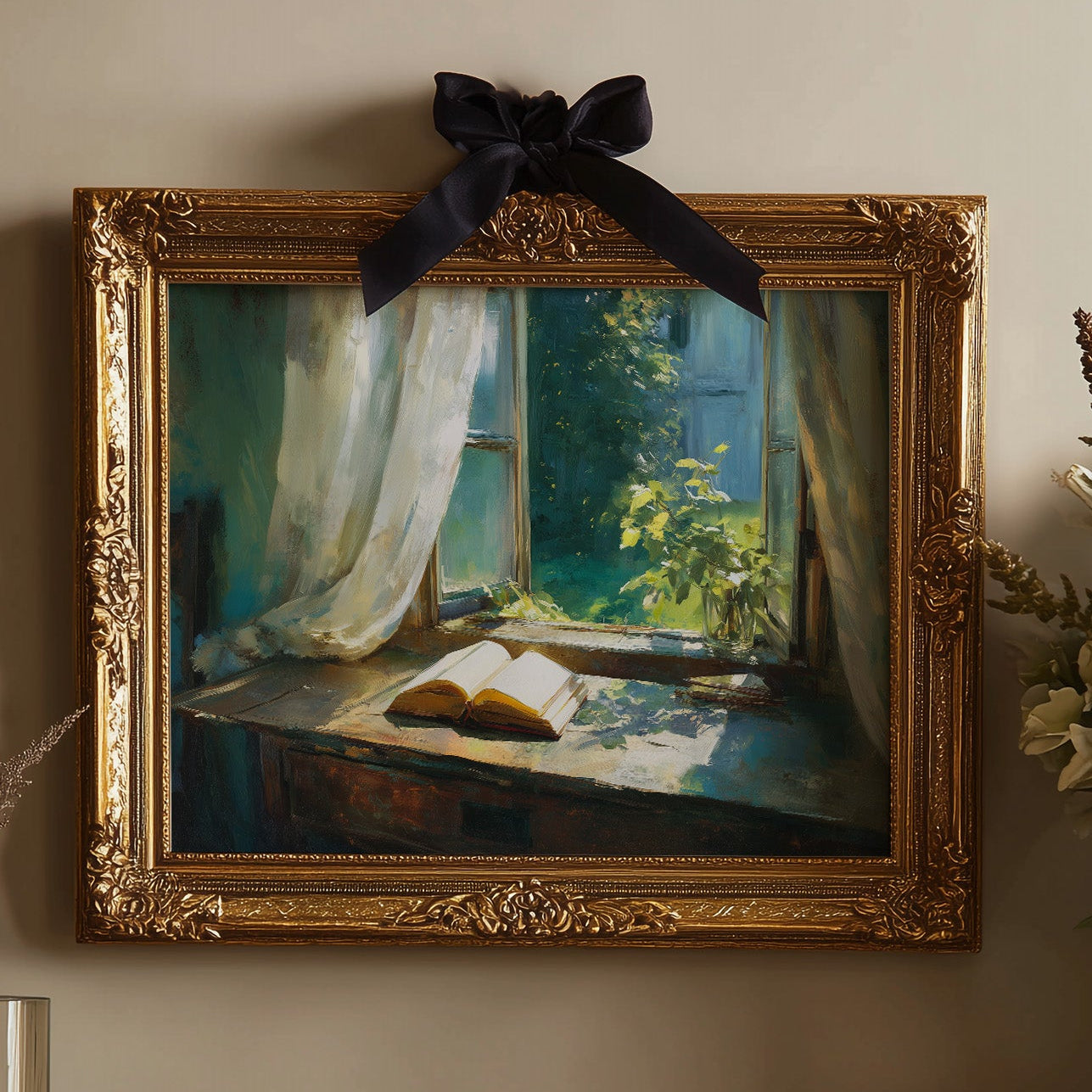 Sunlit Pages Await Summer Breeze