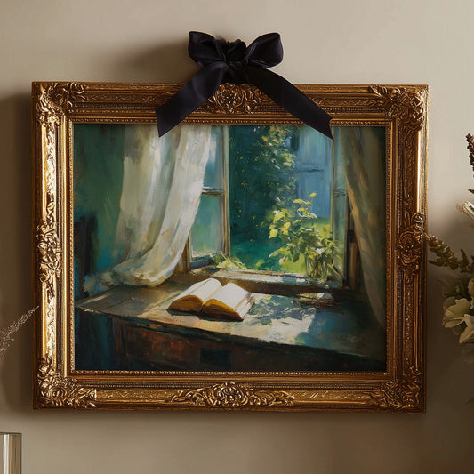 Sunlit Pages Await Summer Breeze