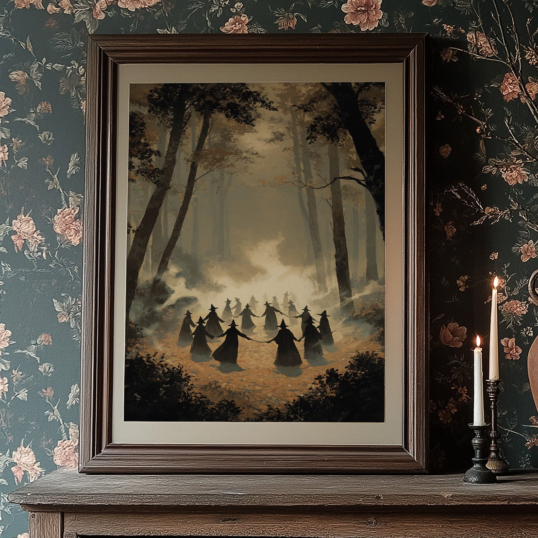 Misty Circle: Ancient Rites in Autumn Woods