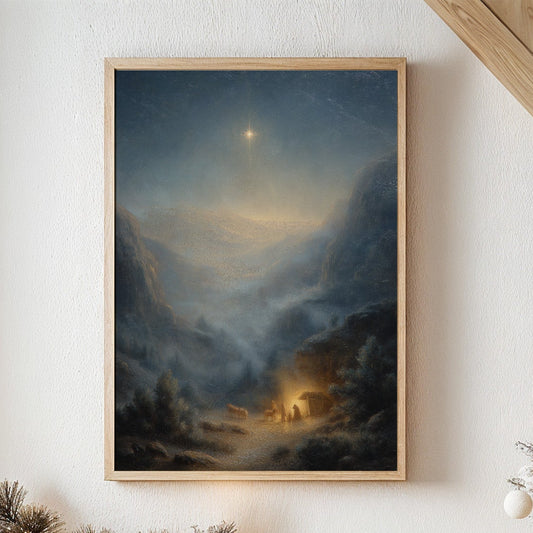Celestial Beacon Over Mountain Refuge