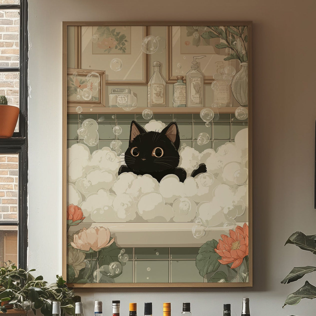Bubble Bath Confidant: A Feline Spa Day