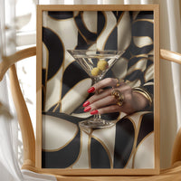 Gilded Elegance: Martini Moment