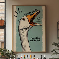 Anxious Goose Offers Calming Wisdom