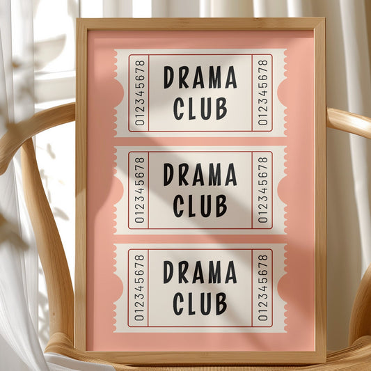 Stage Tickets in Coral Symmetry