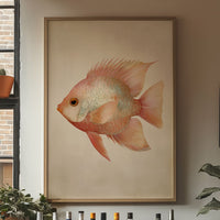 Coral Reef Nobility: Portrait in Blush