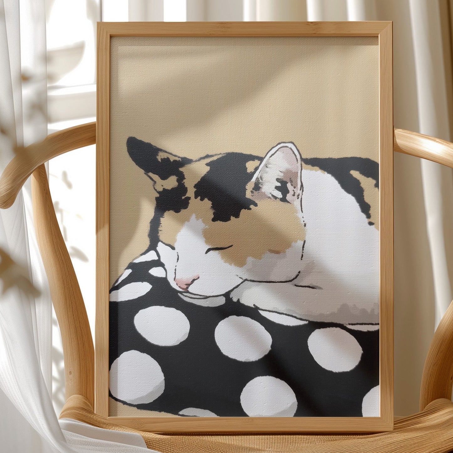 Calico Dreams on Polka Dot Perch