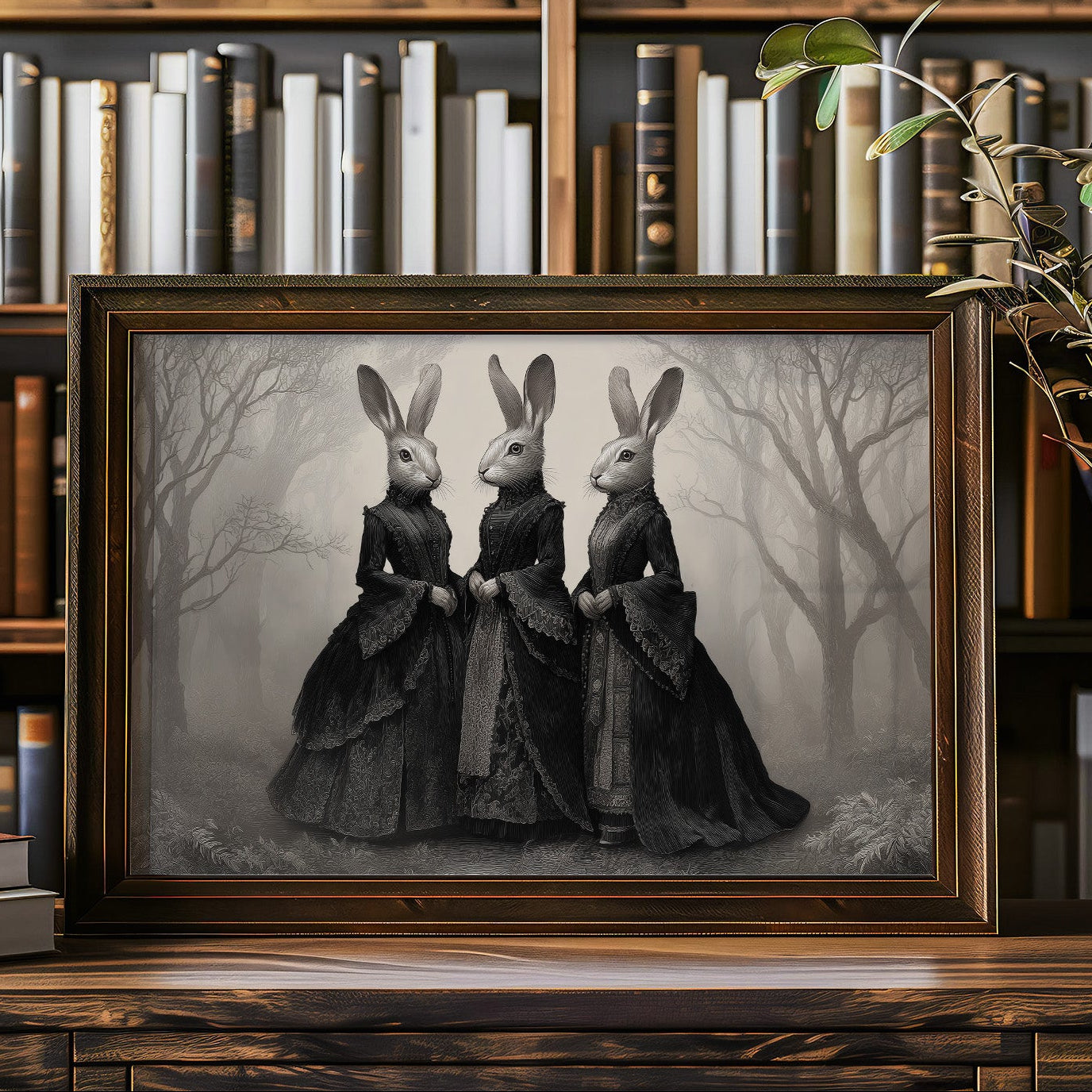 Victorian Hares Tell Forest Tales