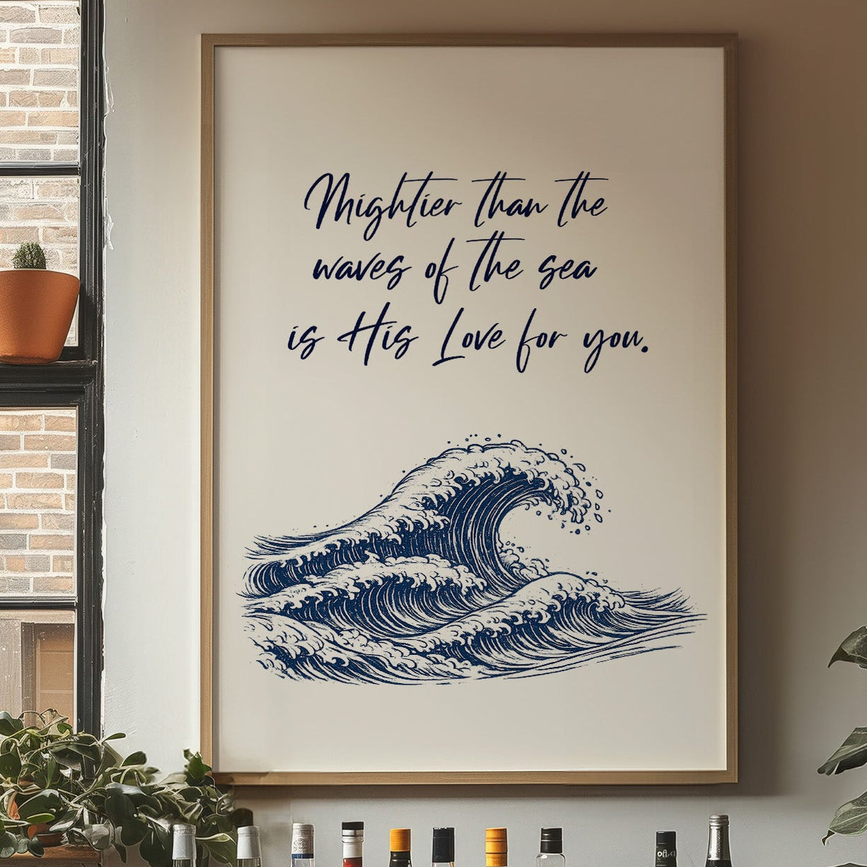 Divine Tides: Oceanic Declarations of Love