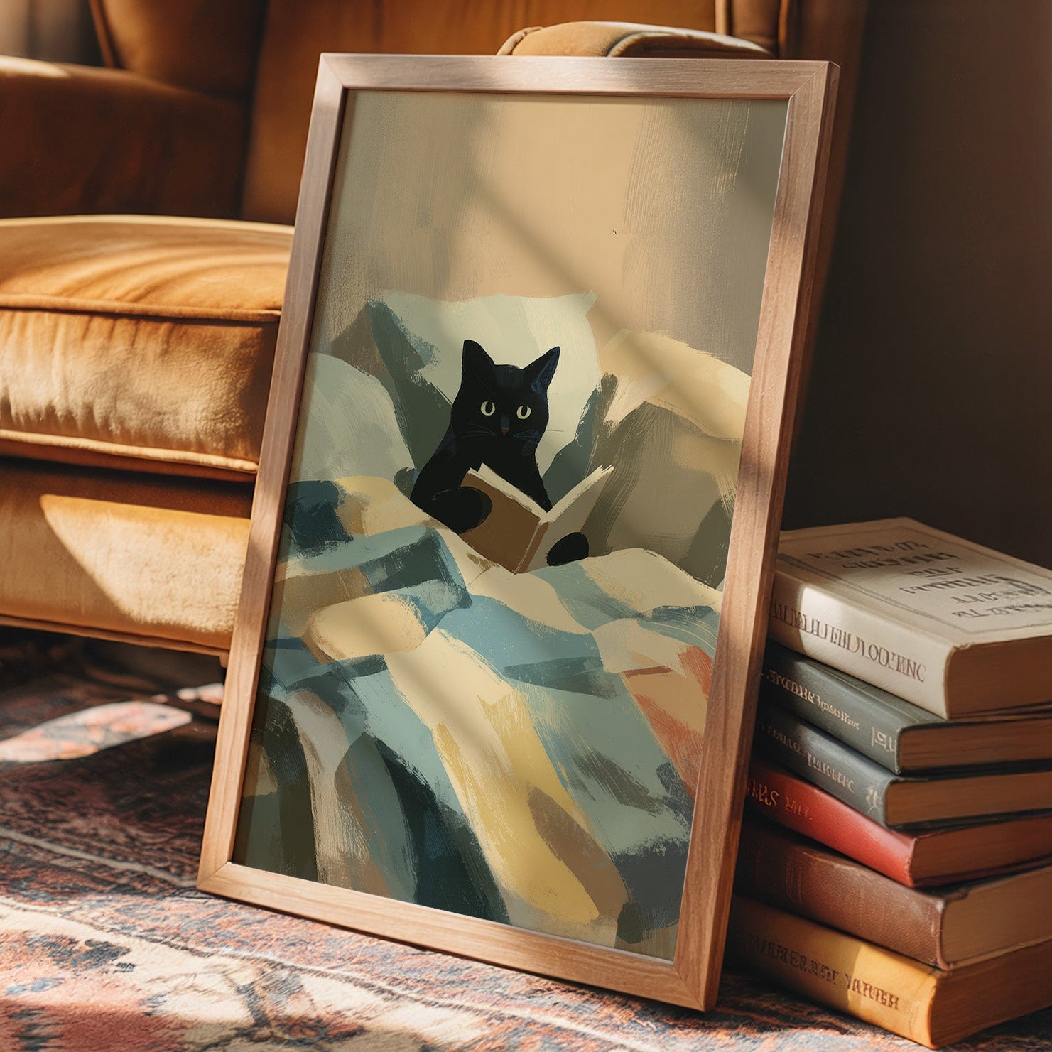 Midnight Scholar in Pastel Comfort