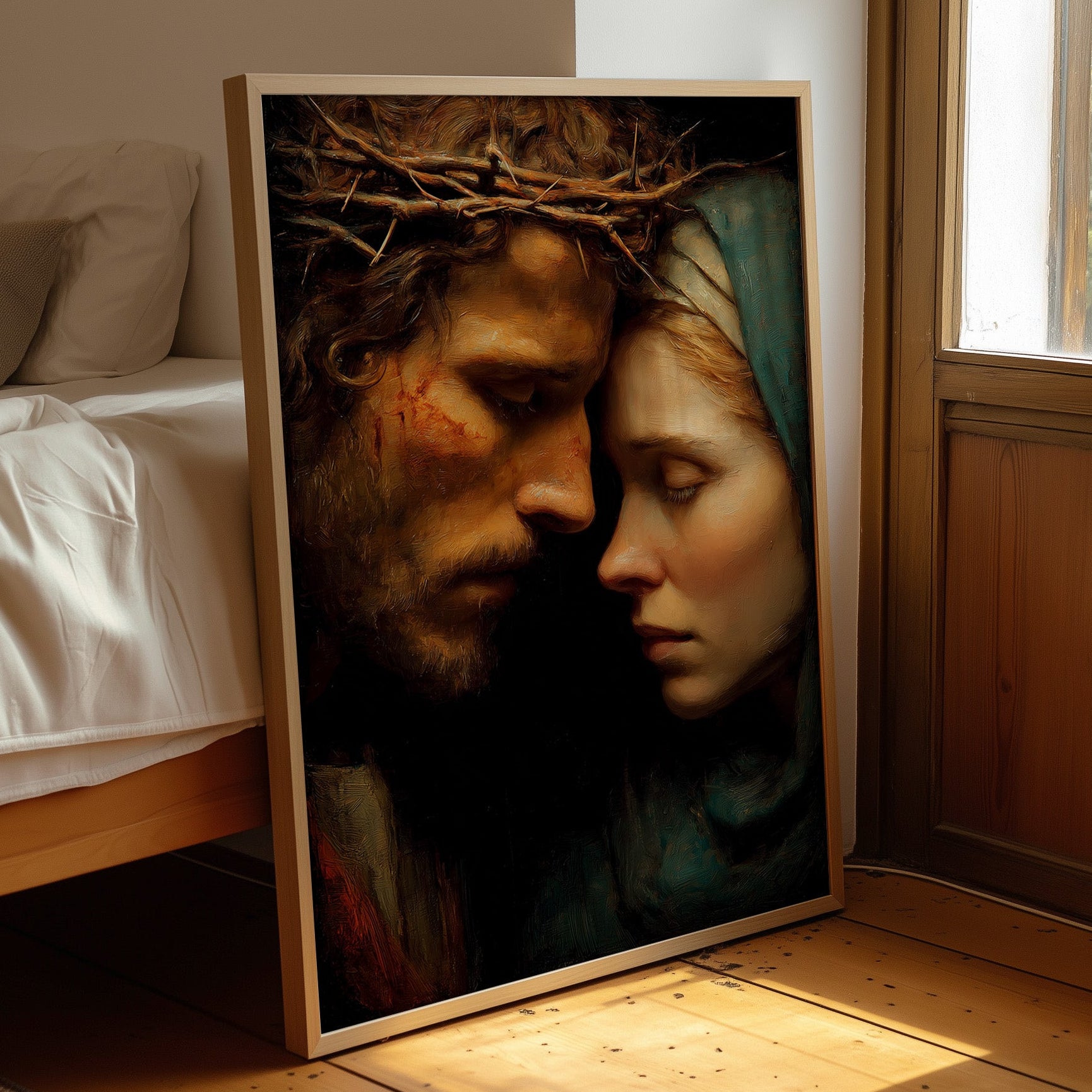 Sacred Sorrow: Intimate Moment of Compassion