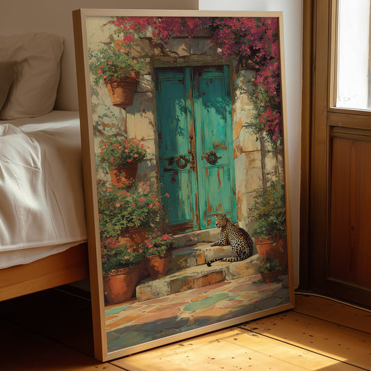 Unexpected Guest at the Turquoise Door
